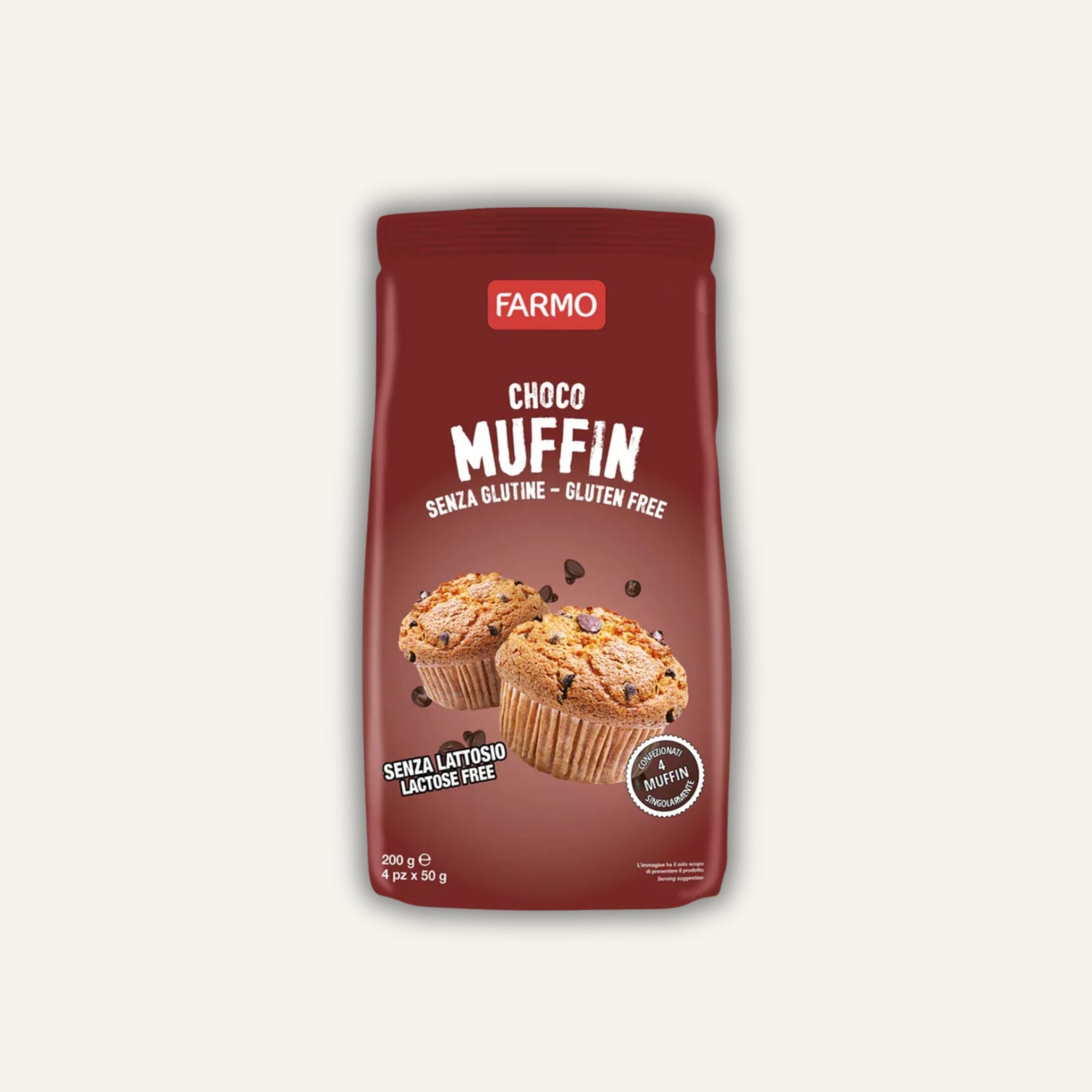 Farmo Muffins med chokladbitar 200g (4x50g)