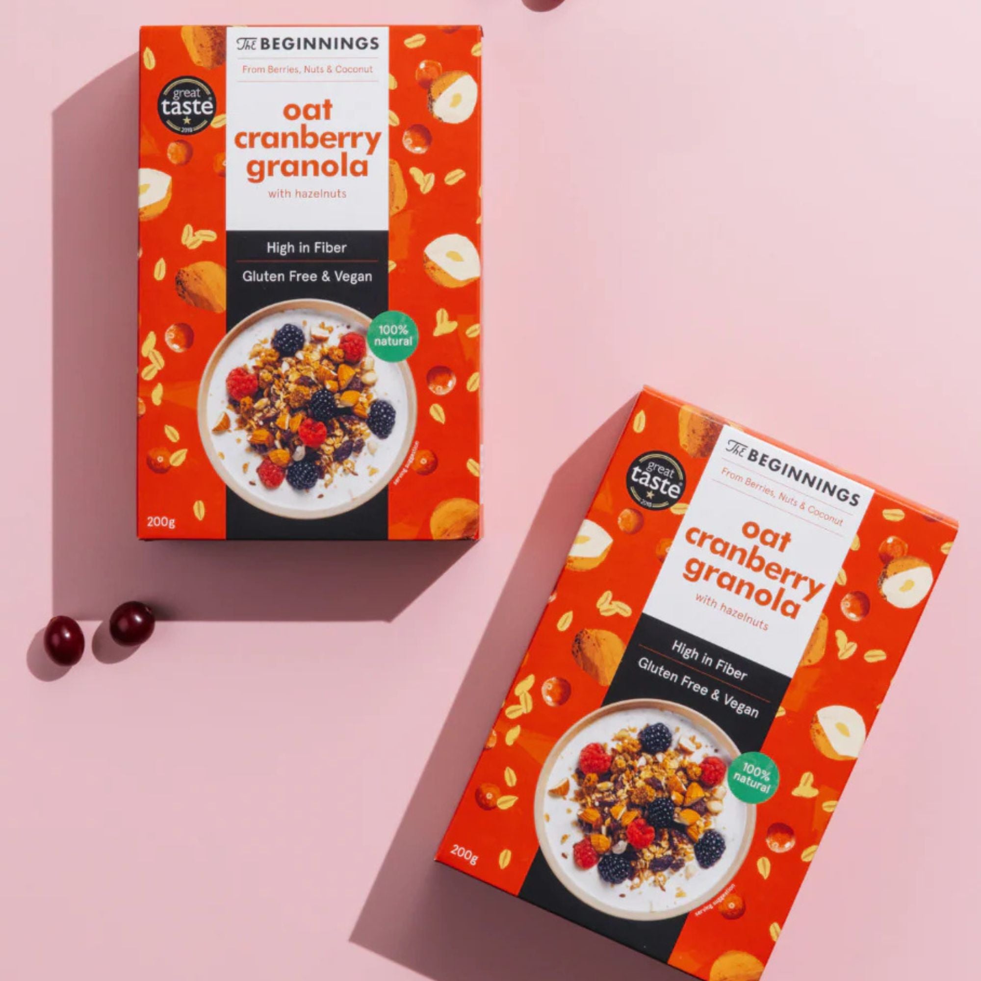 The Beginnings Granola Tranbär 200g