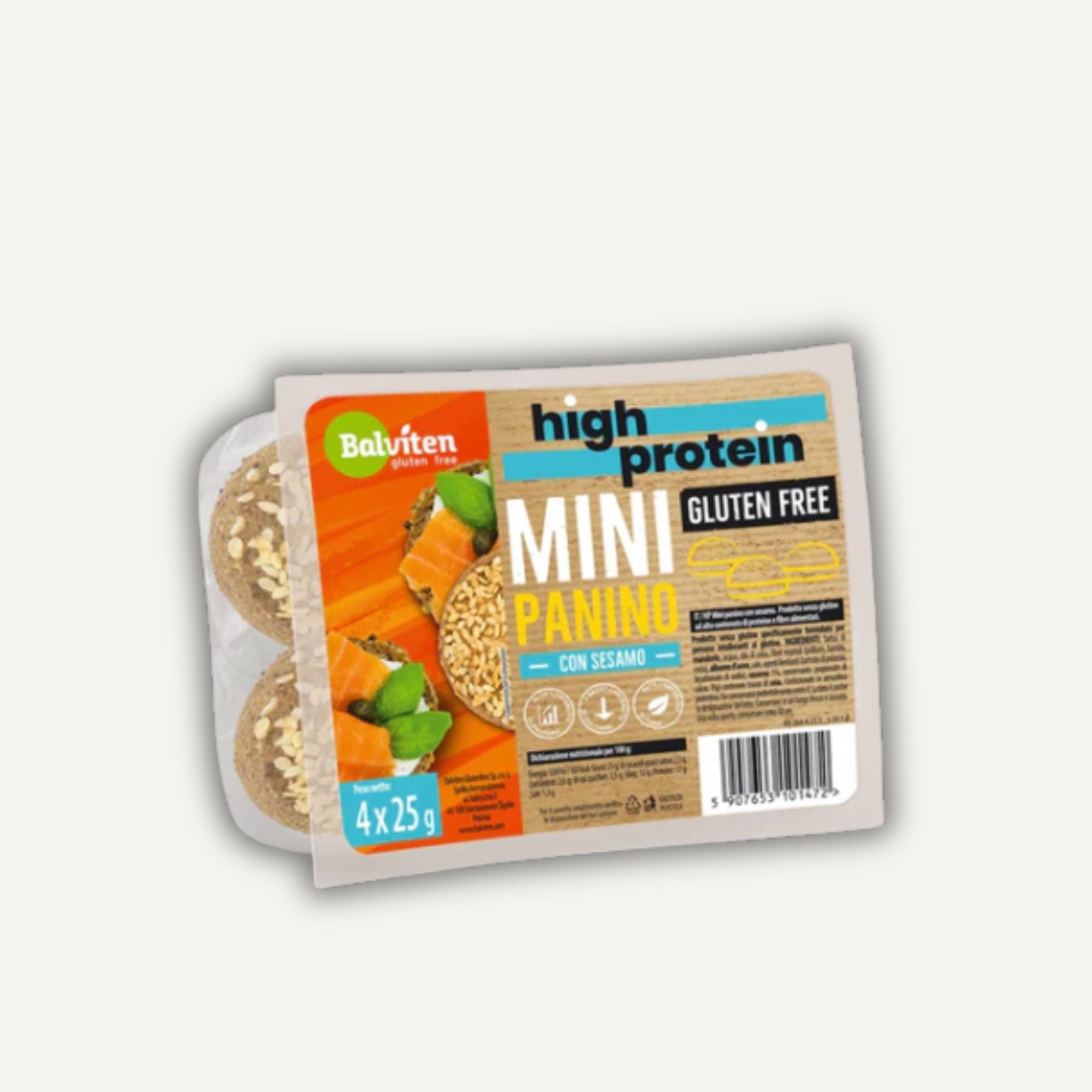 Balviten Keto Mini Bröd Sesam 100 g (4×25 g)