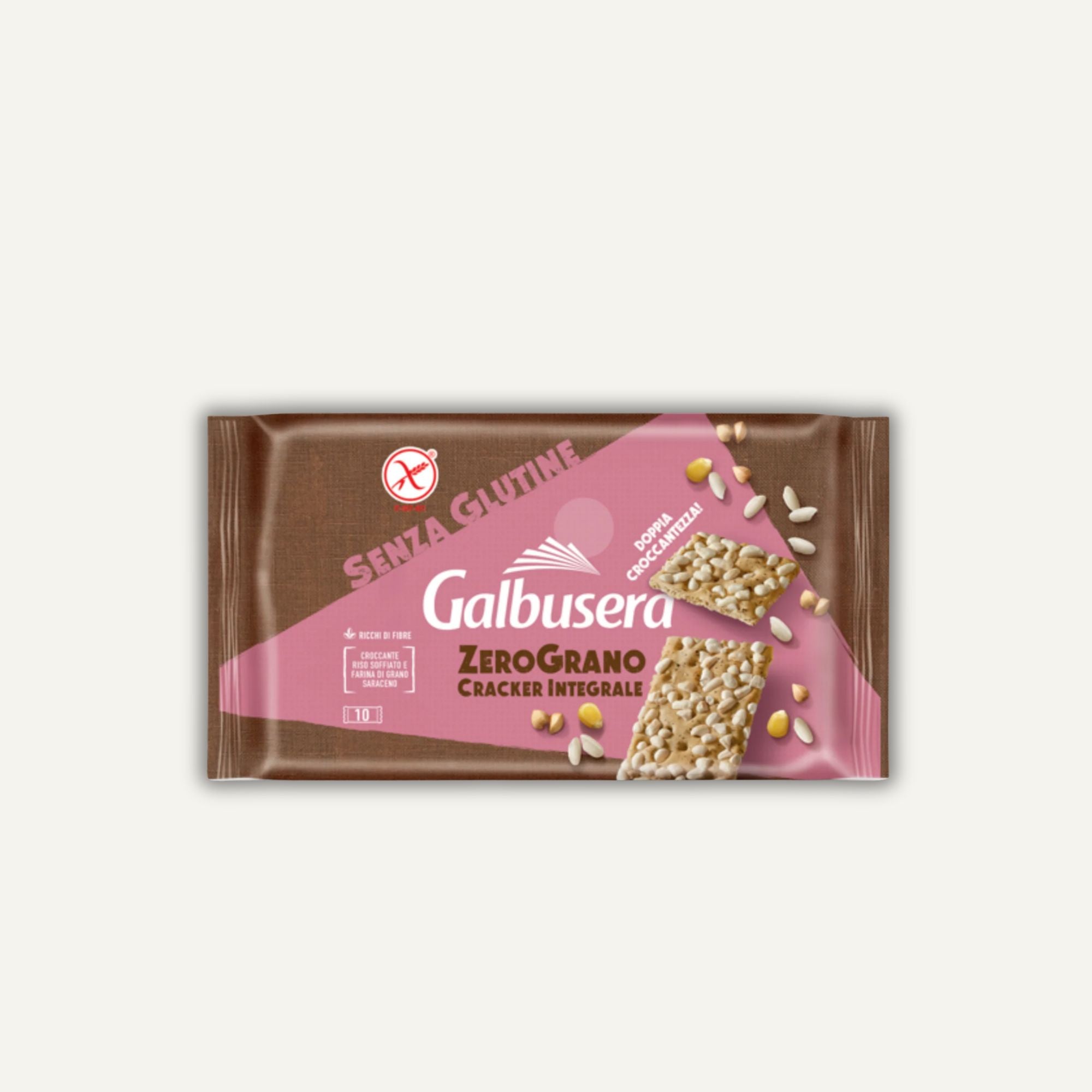 Galbusera Crackers Zerograno Integral 360g