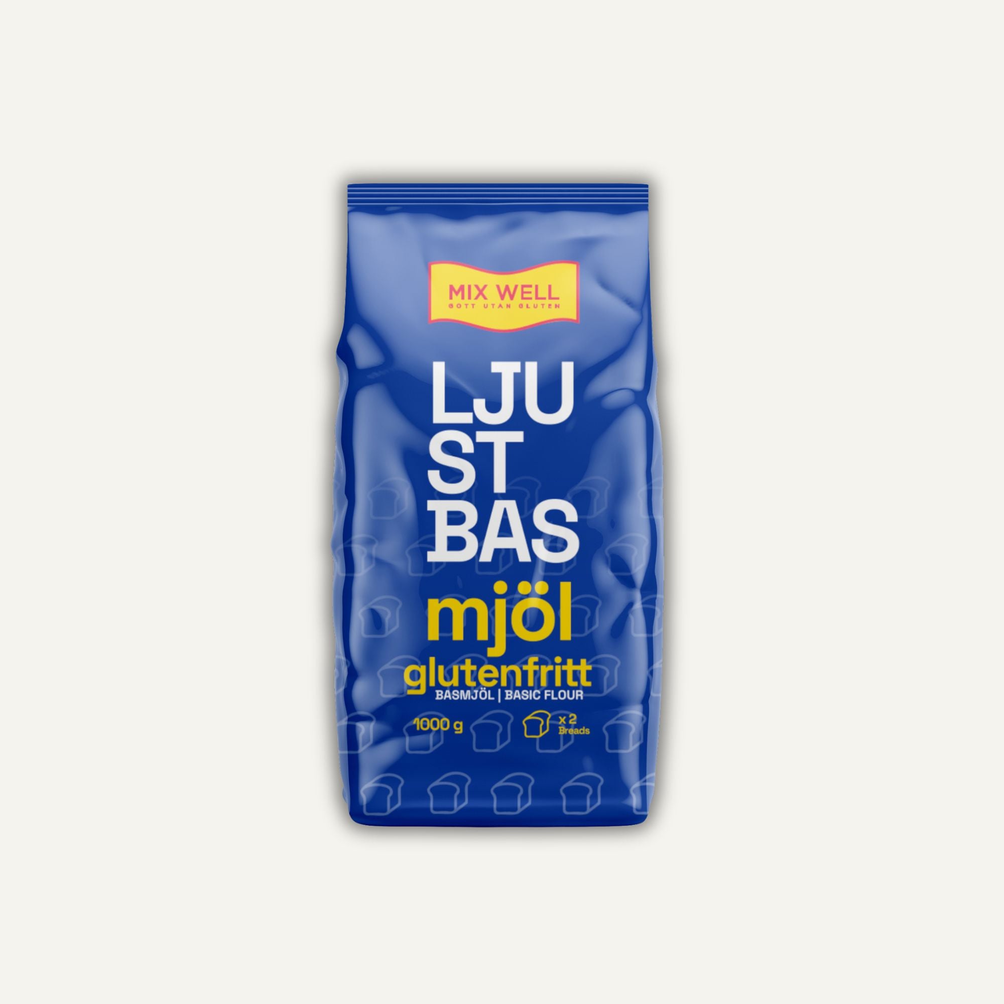 Mixwell Ljust Basmjöl 1000g