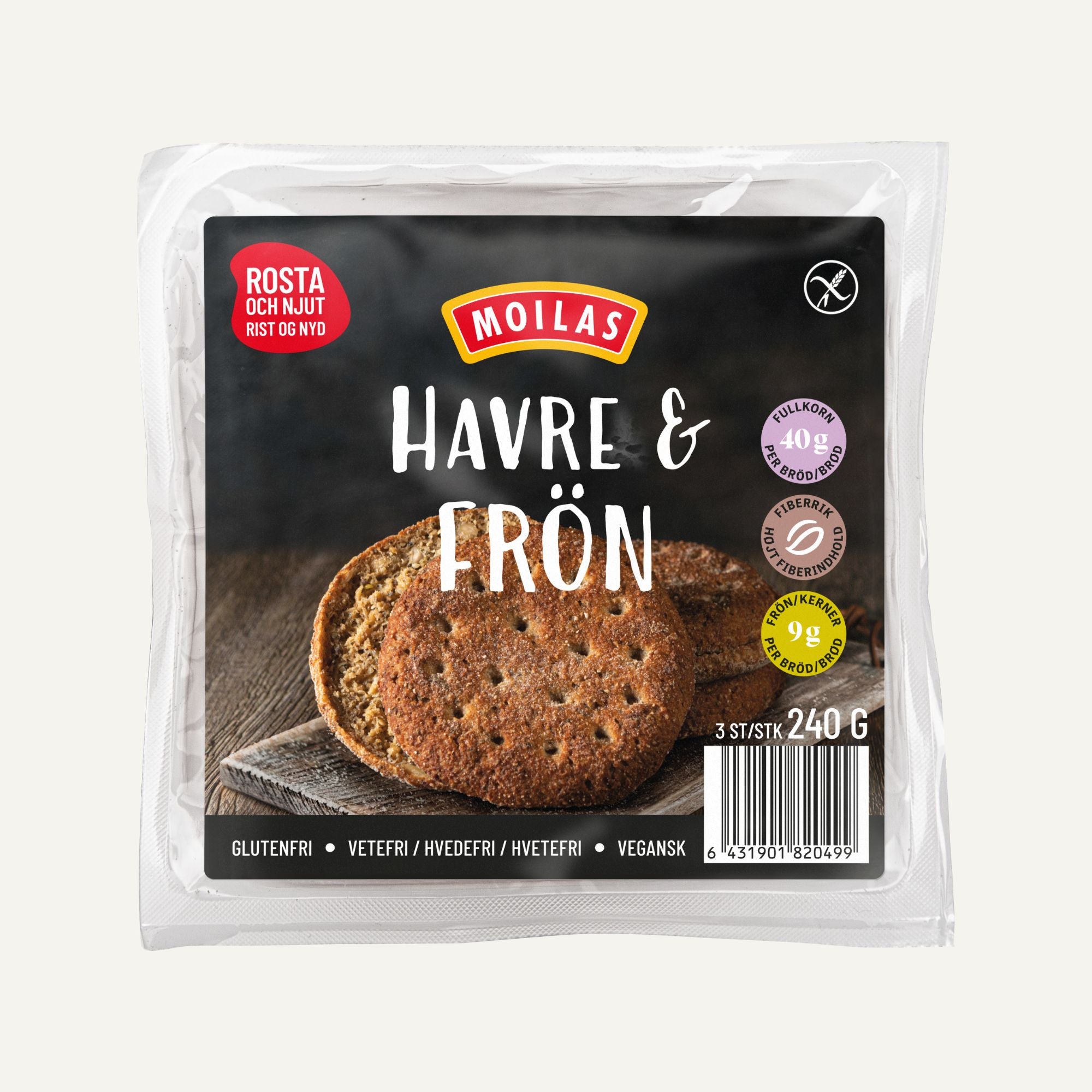 Moilas Havre & Frön 240g