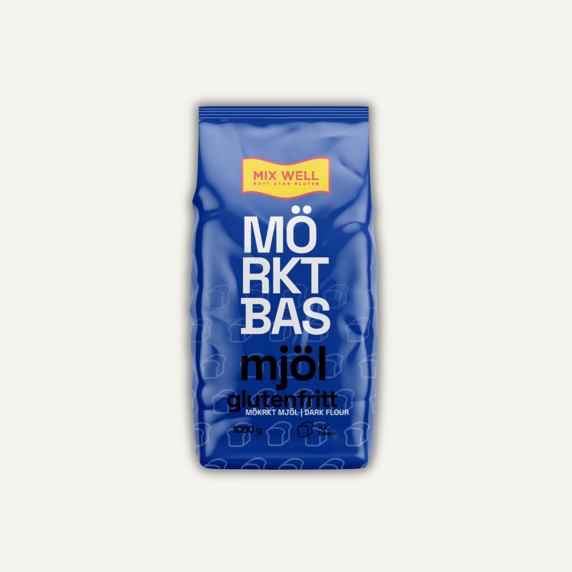 Mixwell Basmjöl Mörk 1000g