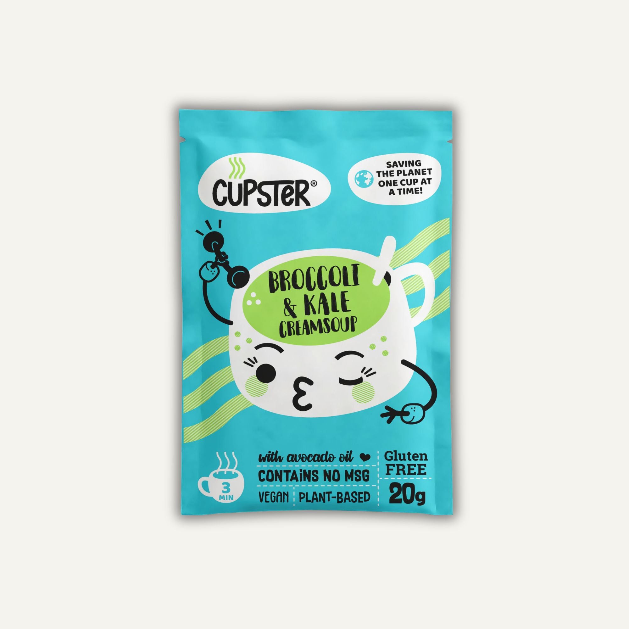 Mill & Folks Cupster Broccoli- och grönkålssoppa 20g