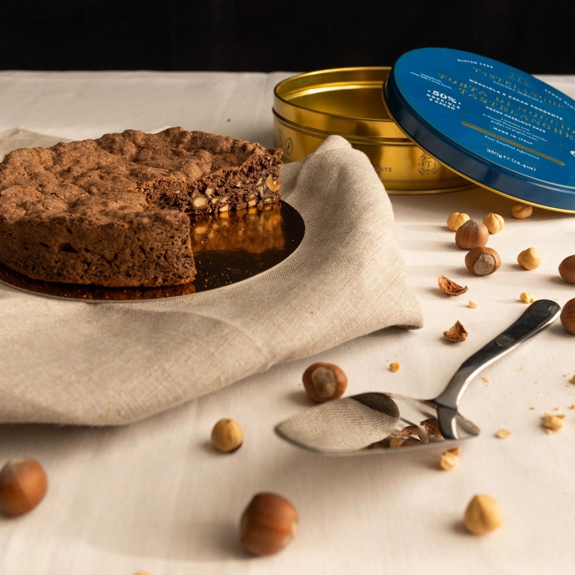 Tastëlanghe Hasselnötskaka Mörk 350g