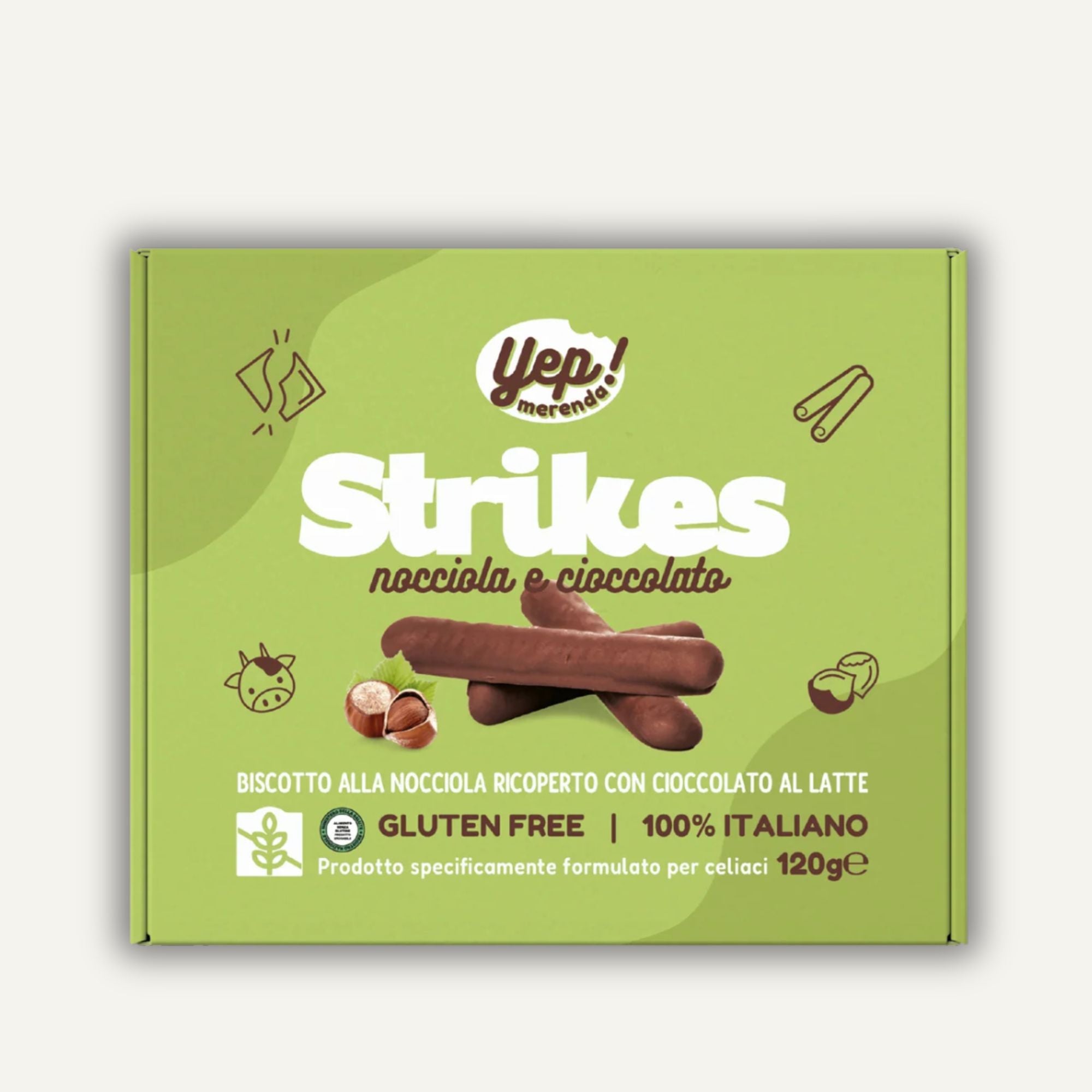 Yep Merenda Strikes Hasselnötschoklad 120g