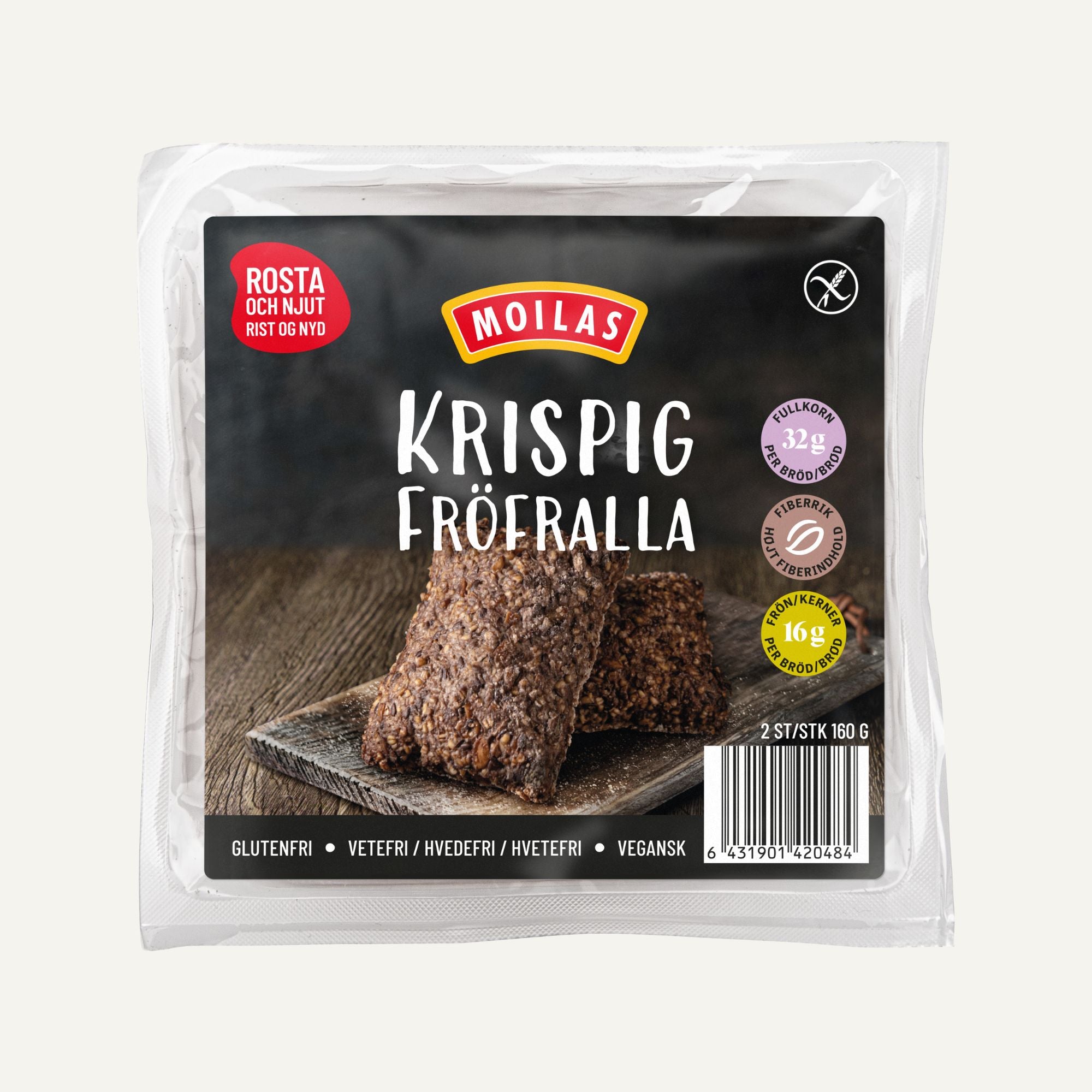 Moilas Krispig Fröfralla 160g