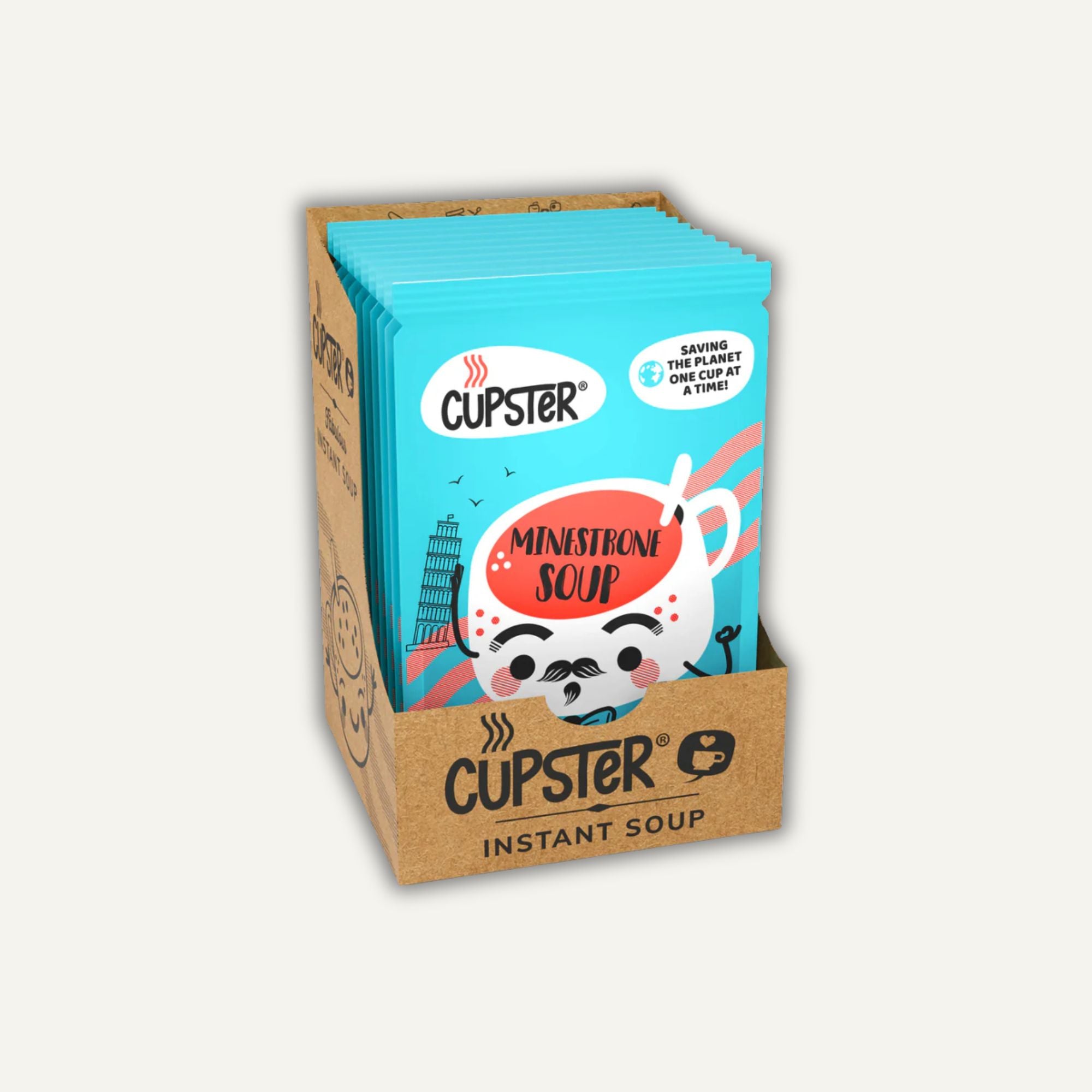 Mill & Folks Cupster Minestrone Soup 10-pack 10x15g
