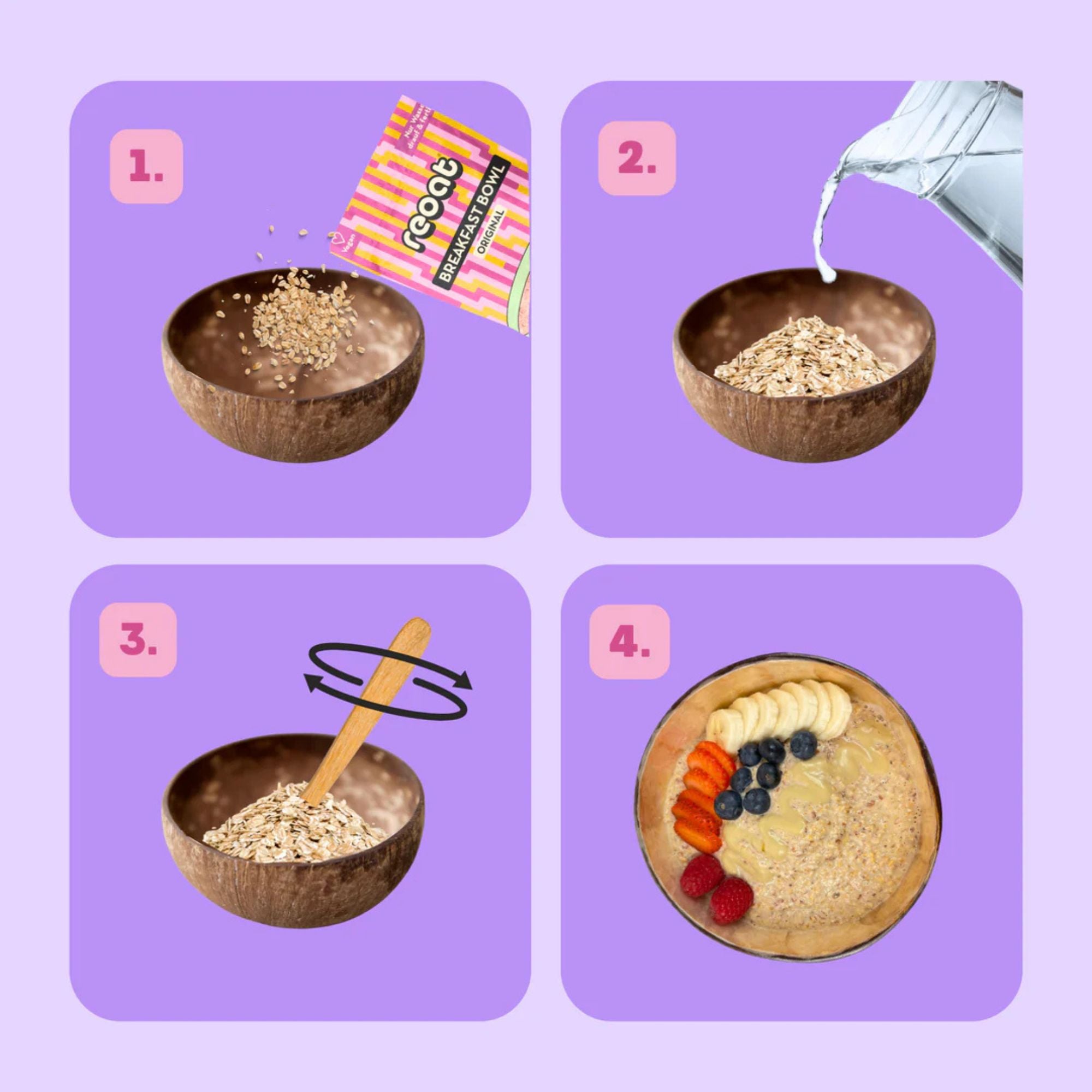 Reoat Gröt Frukostbowl Orginal 500g