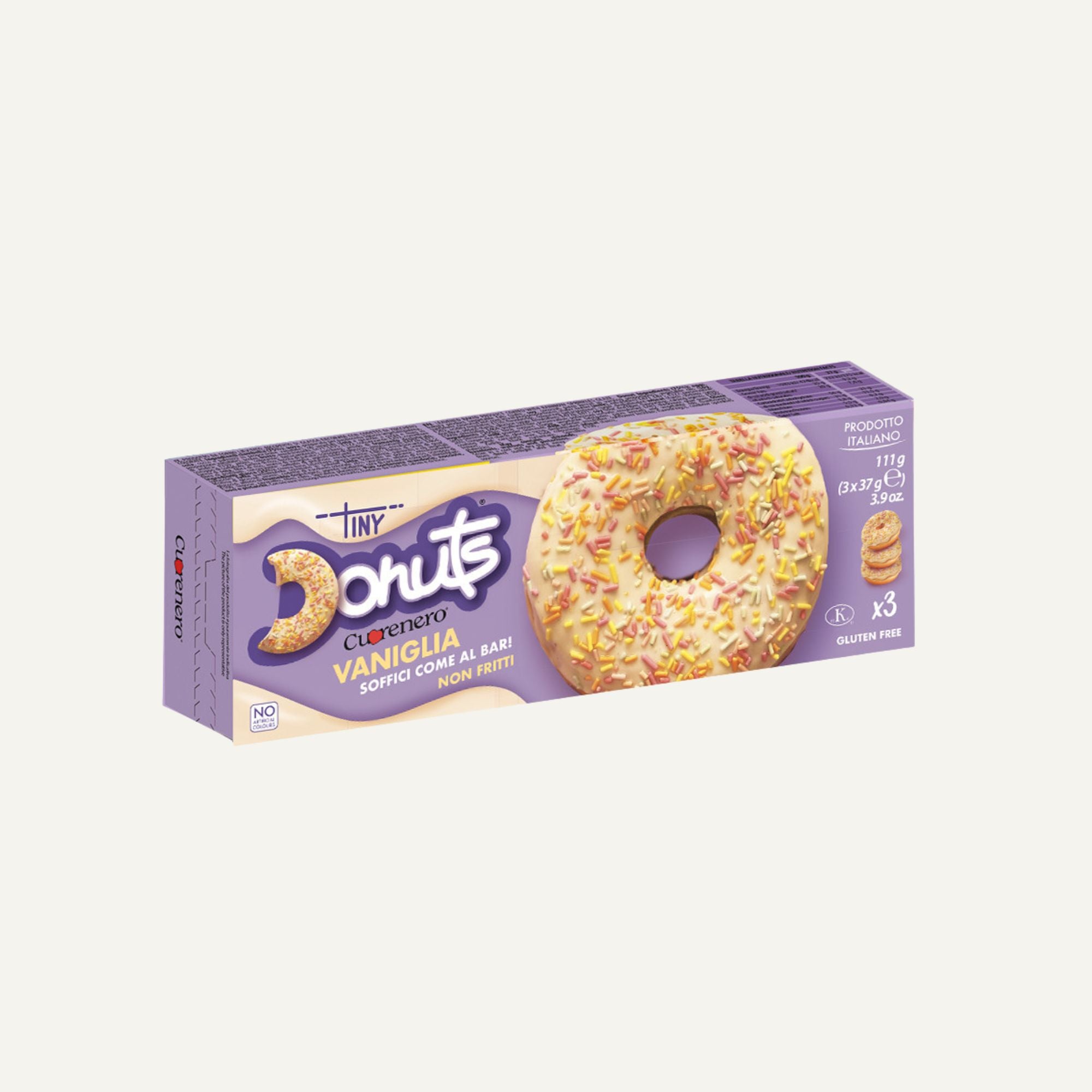 Cuorenero Donuts Vanilj 111g