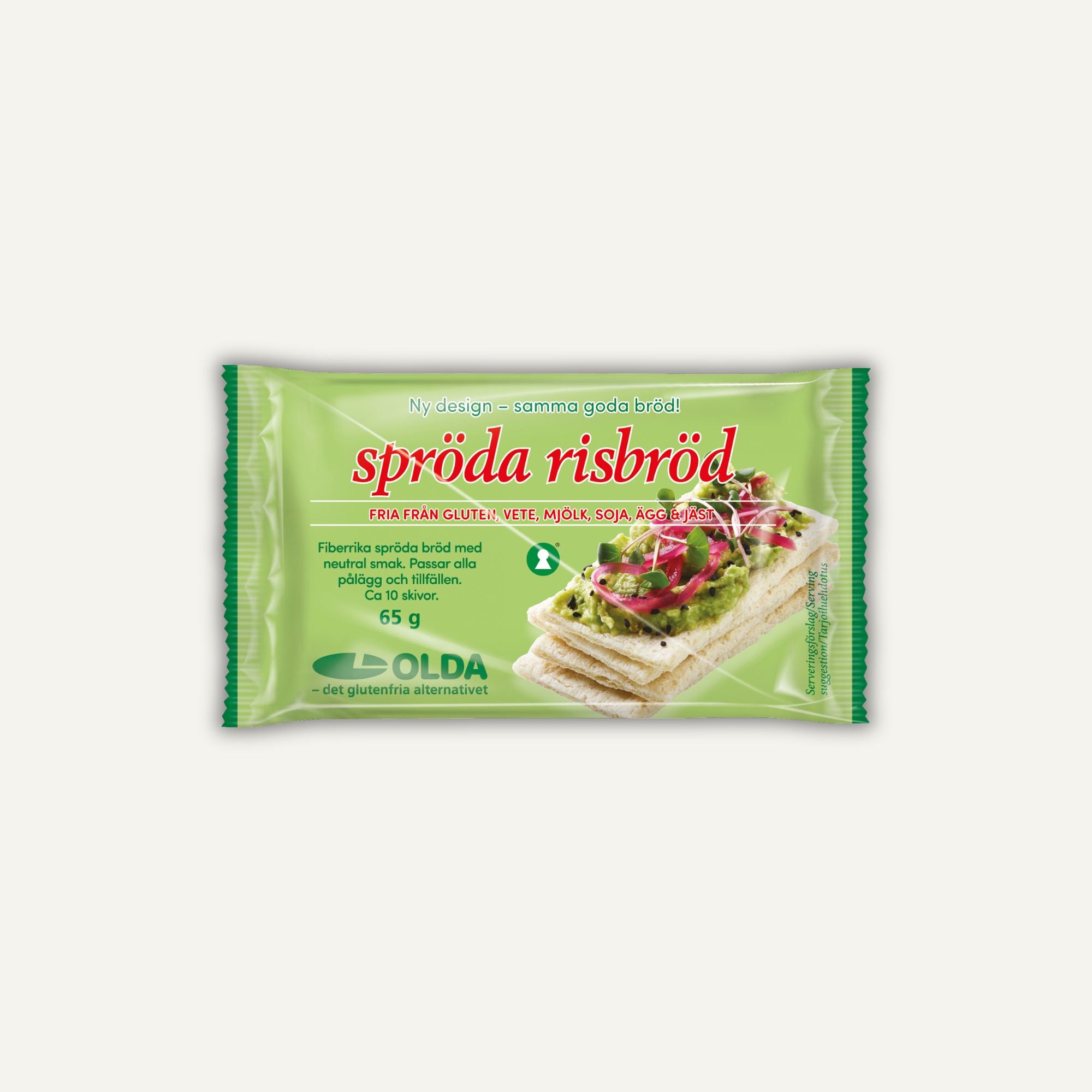 OLDAs Spröda Risbröd 65g