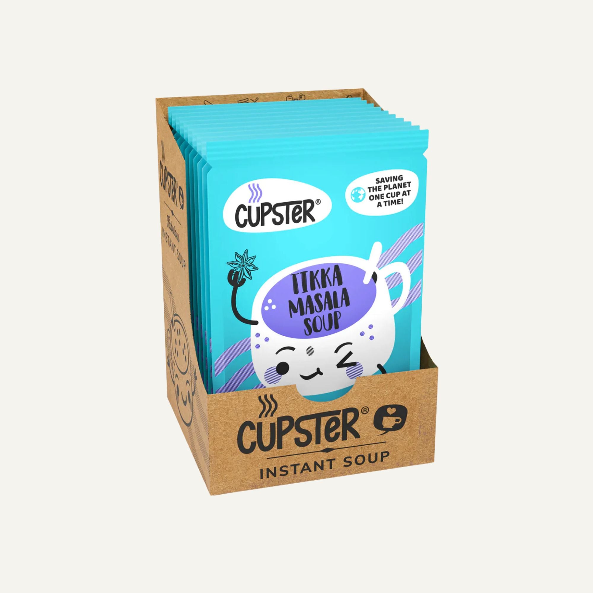 Mill & Folks Cupster Tikka Masala Soppa 10-pack 10x19g - OBS PASSERAT BÄST FÖRE