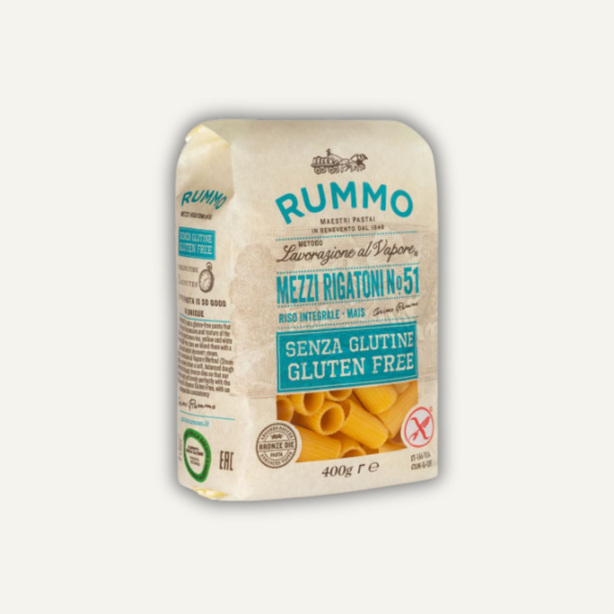 Rummo Mezzi Rigatoni Glutenfri 400 g