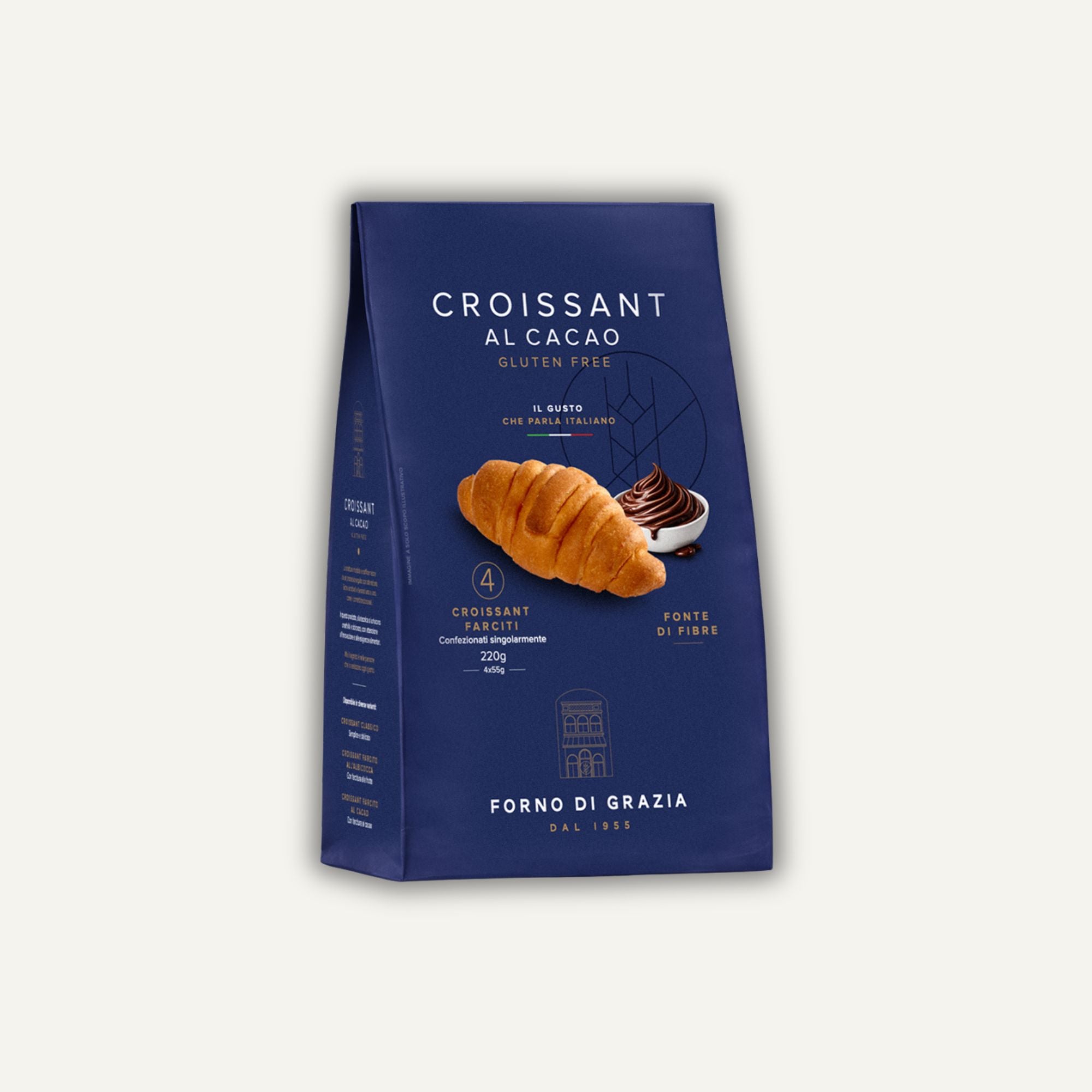 Forno Di Grazia - Croissant med Chocklad 220g