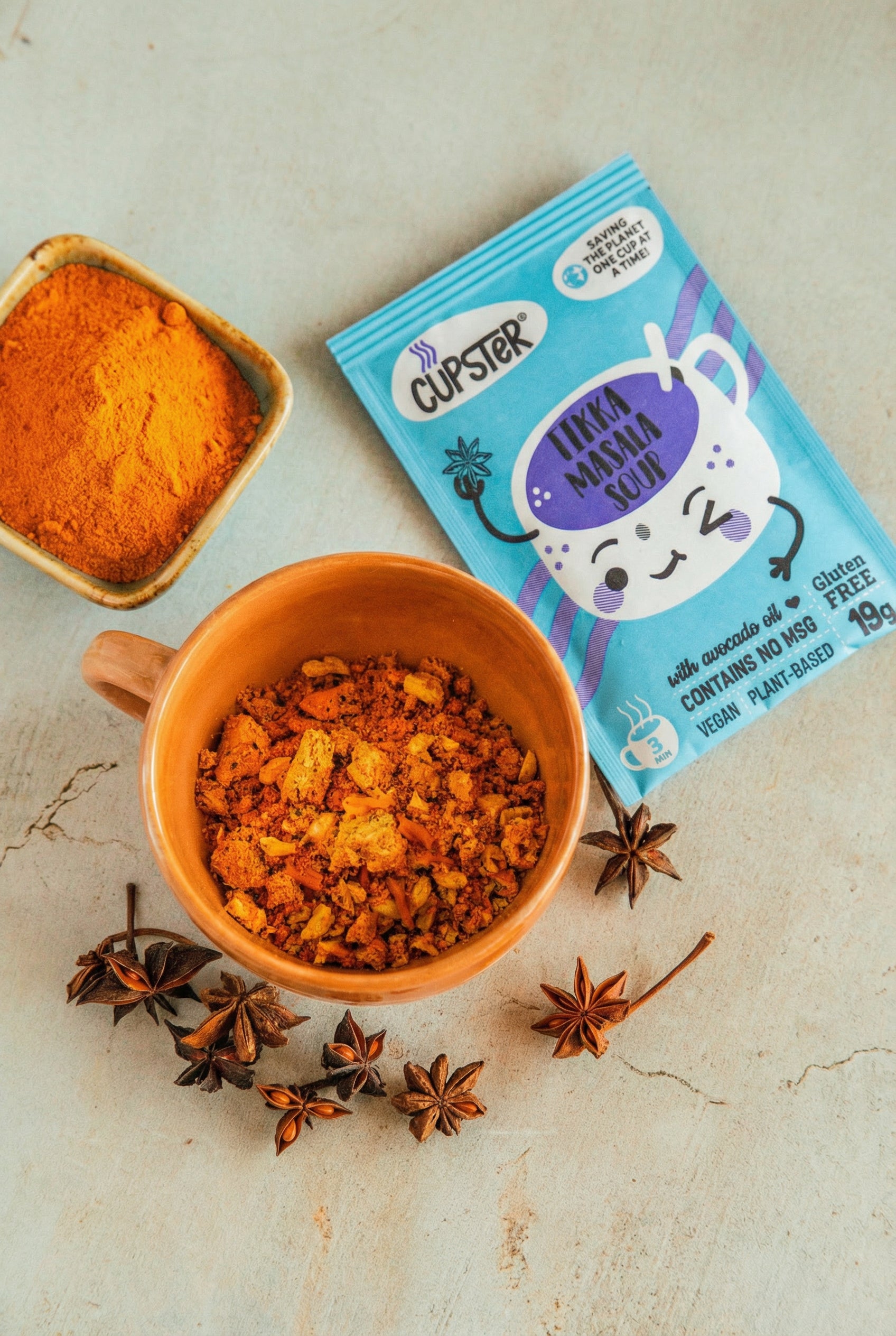 Mill & Folks Cupster Tikka Masala Soppa 19g - OBS PASSERAT BÄST FÖRE