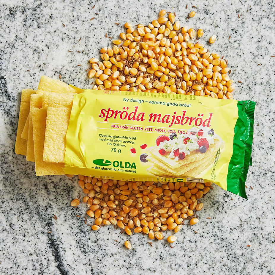 OLDA Spröda Majsbröd 70g